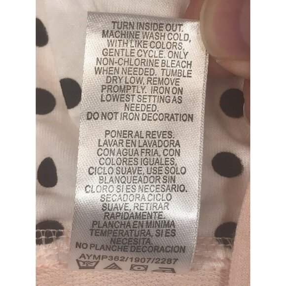 Disney Baby Girl's Hoodie Size 6-9 Month Minnie Mouse Pale Pink New With Tags - Picture 5 of 11